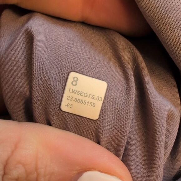 Lululemon Softreme High Rise Pant Lavender Purple Ash Size 8 - Picture 7 of 15